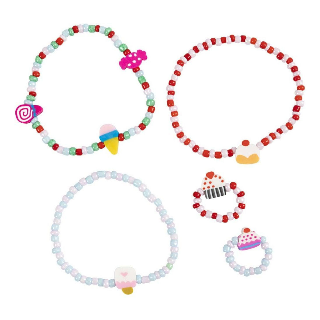 Mini Hobbyset Bijoux Bracelet Élastique et Bague