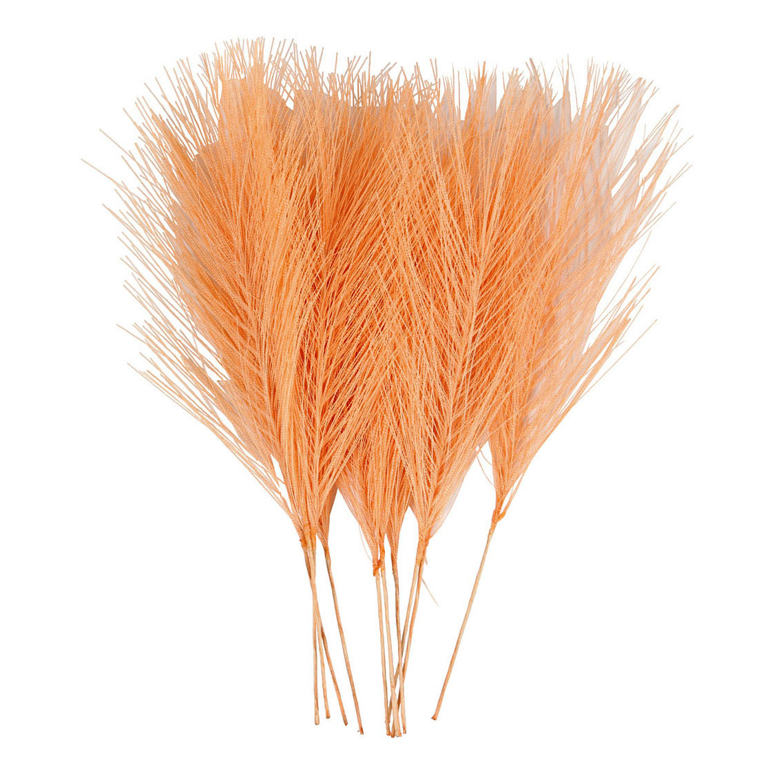 Plumes artificielles Orange, 10 pcs.