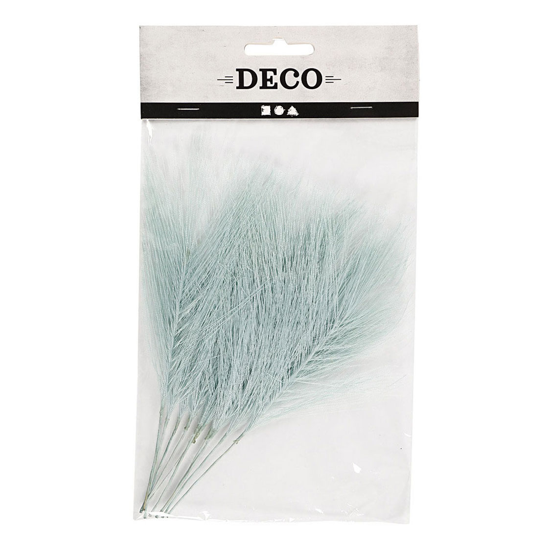 Plumes artificielles Bleu clair, 10 pcs.