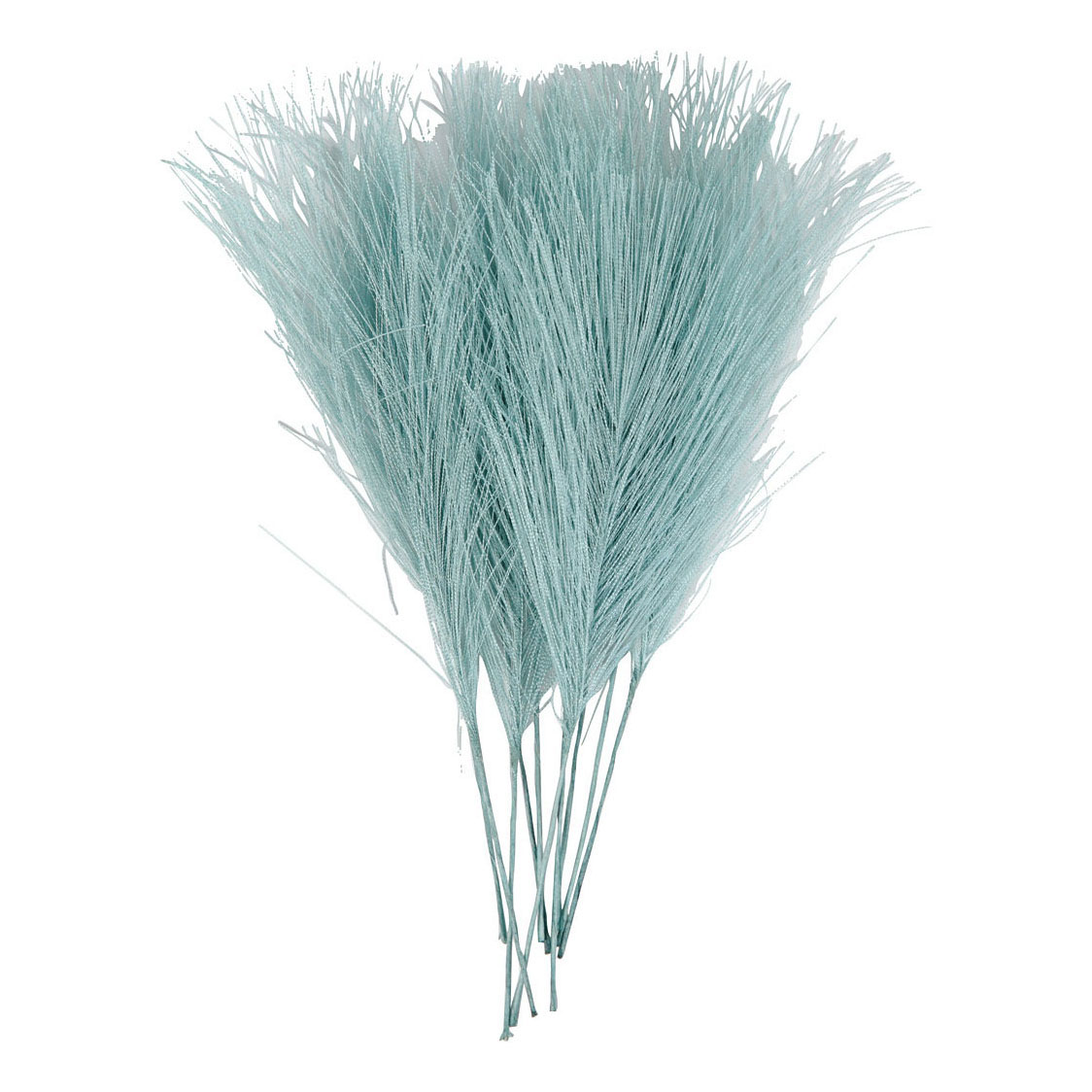 Plumes artificielles Turquoise, 10 pcs.