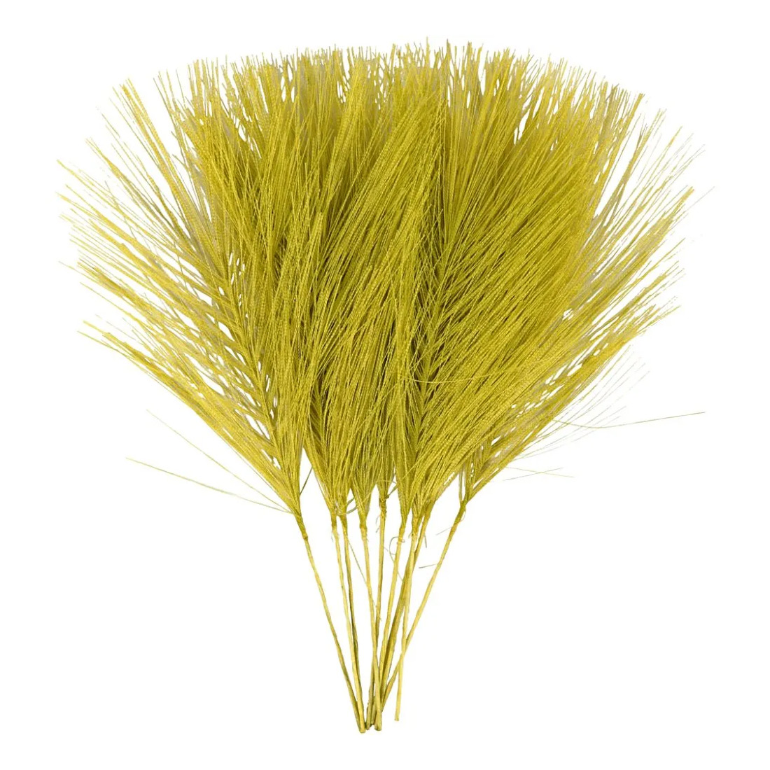 Plumes artificielles Vert, 10 pcs.