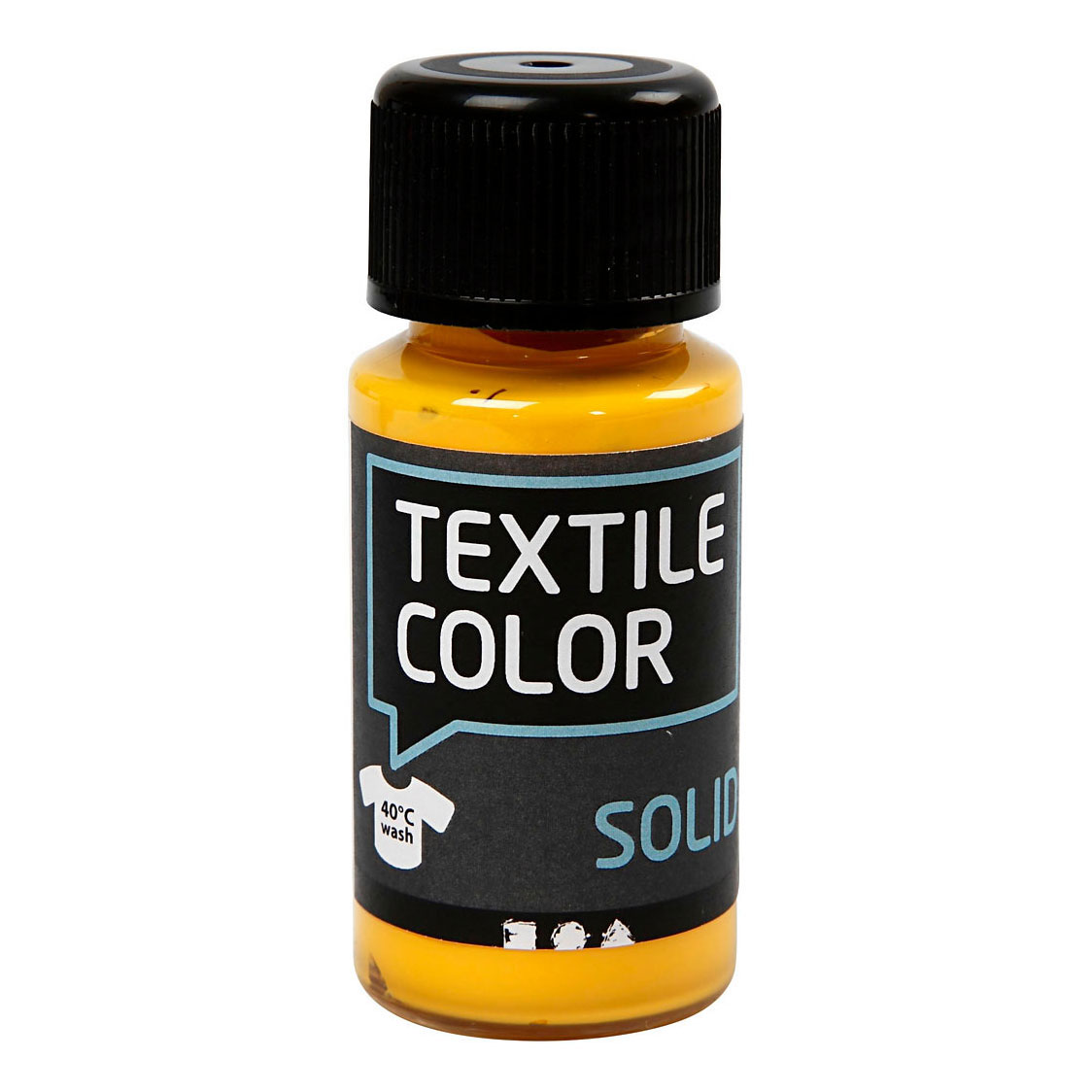 Peinture textile opaque Textile Color - Jaune, 50 ml