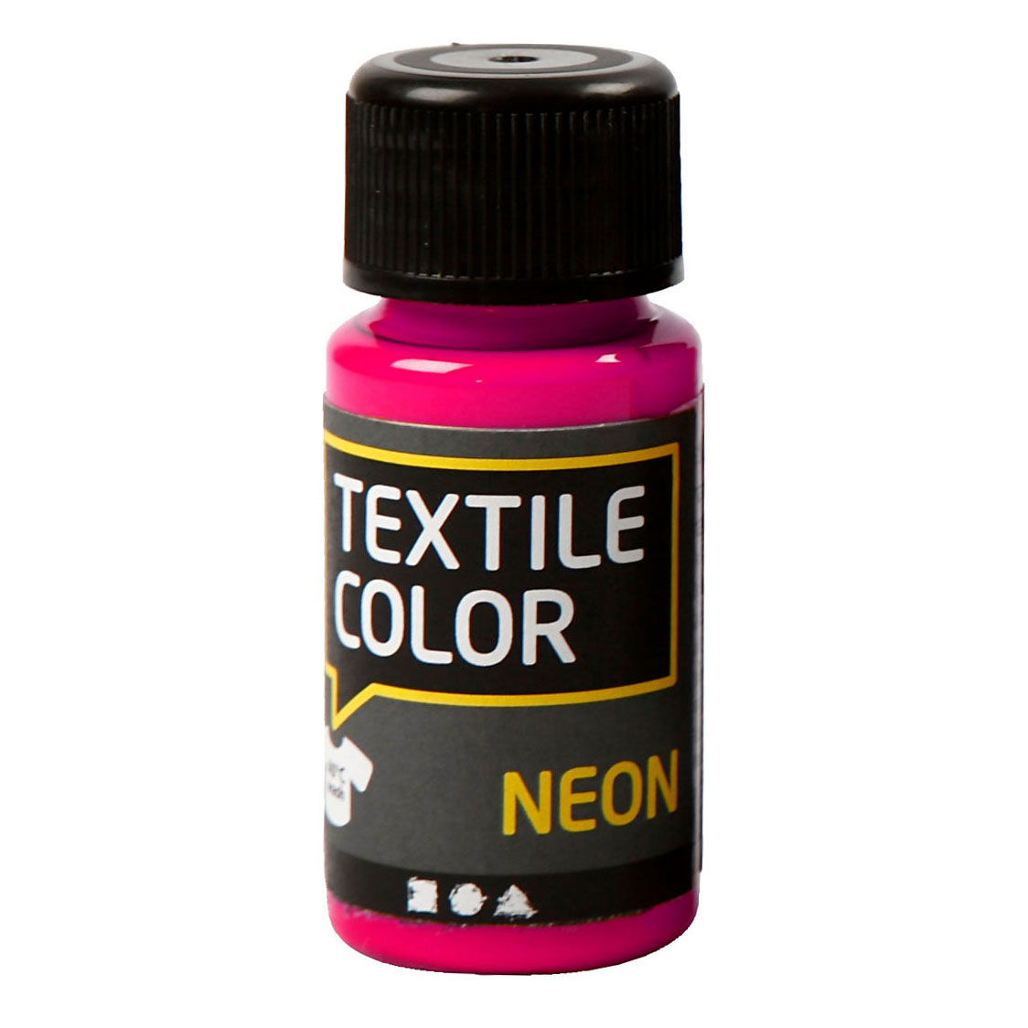 Peinture textile opaque Textile Color - Rose fluo, 50 ml