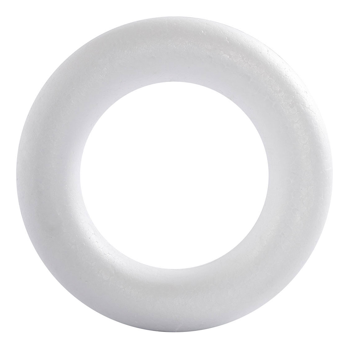 Styropor Ring met Ronde Achterkant, 35cm