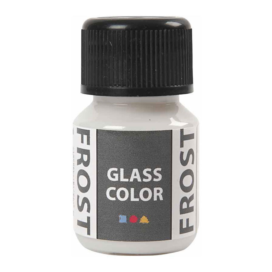 Glasfarbe Frostfarbe – Weiß, 30 ml