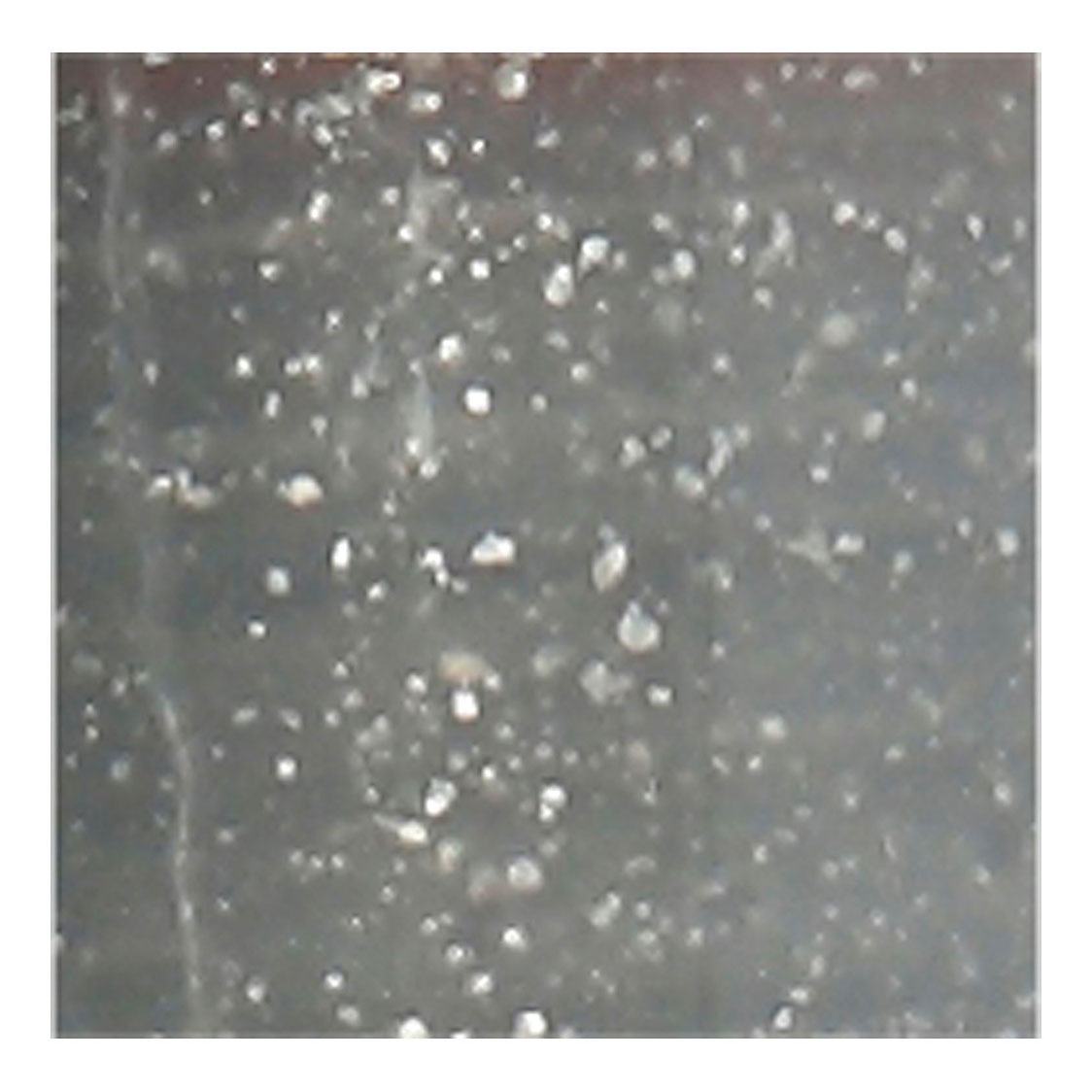 Stylo Verre et Porcelaine Glitter Semi-Opaque - Gris