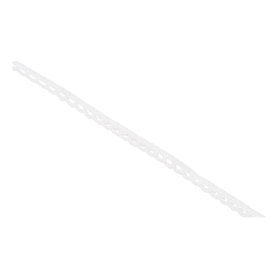 Ruban Dentelle Blanc, 10m