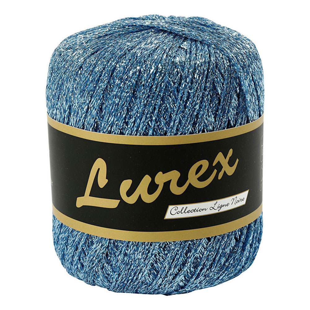 Fil Lurex Pailleté Bleu Clair, 160m