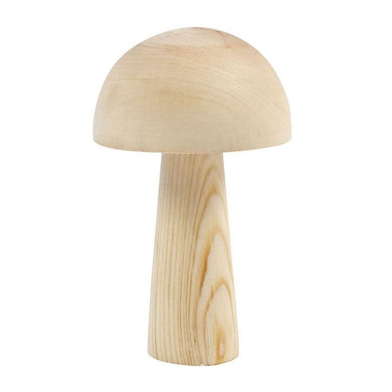 Champignon en bois, 14 cm