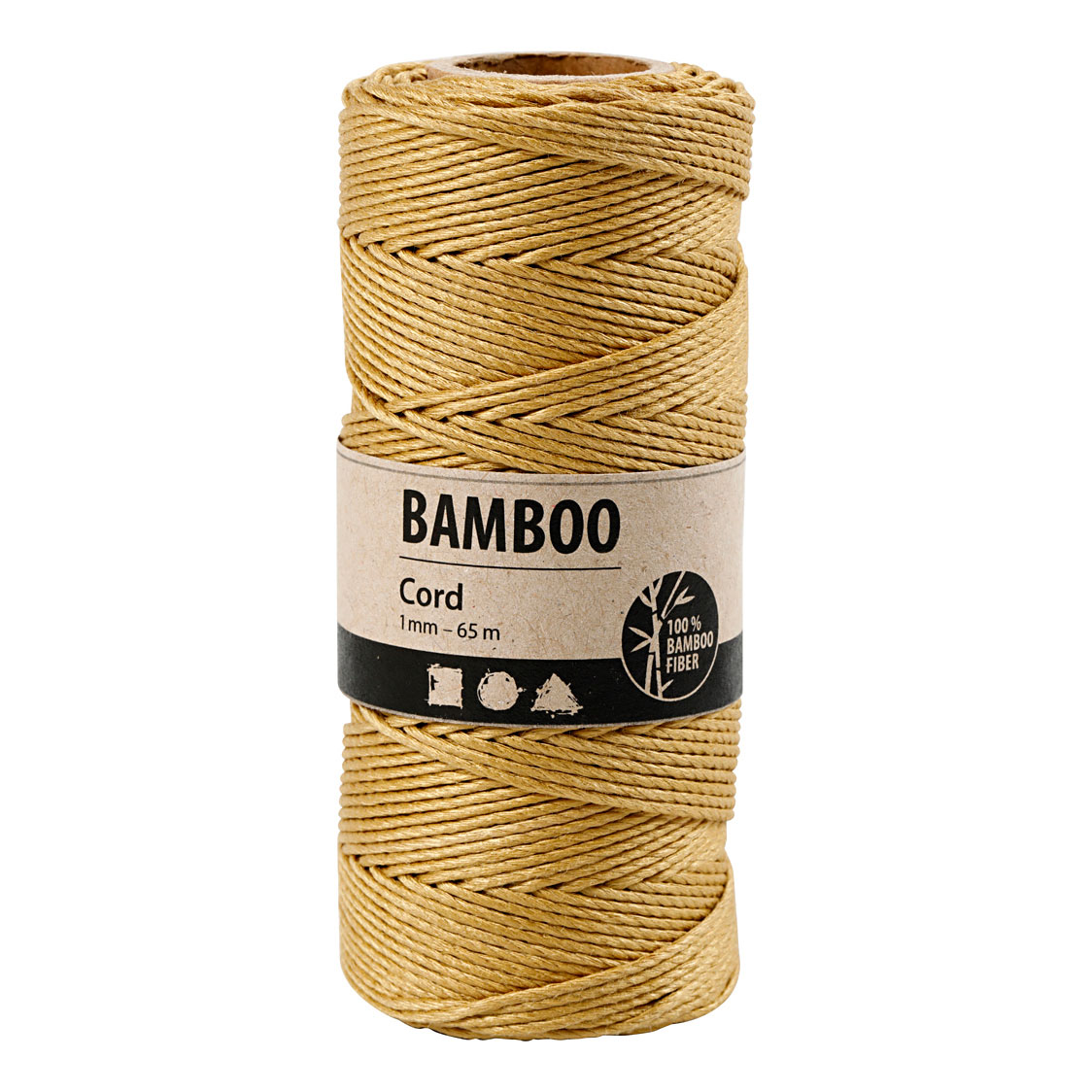 Cordon de bambou Or, 65m