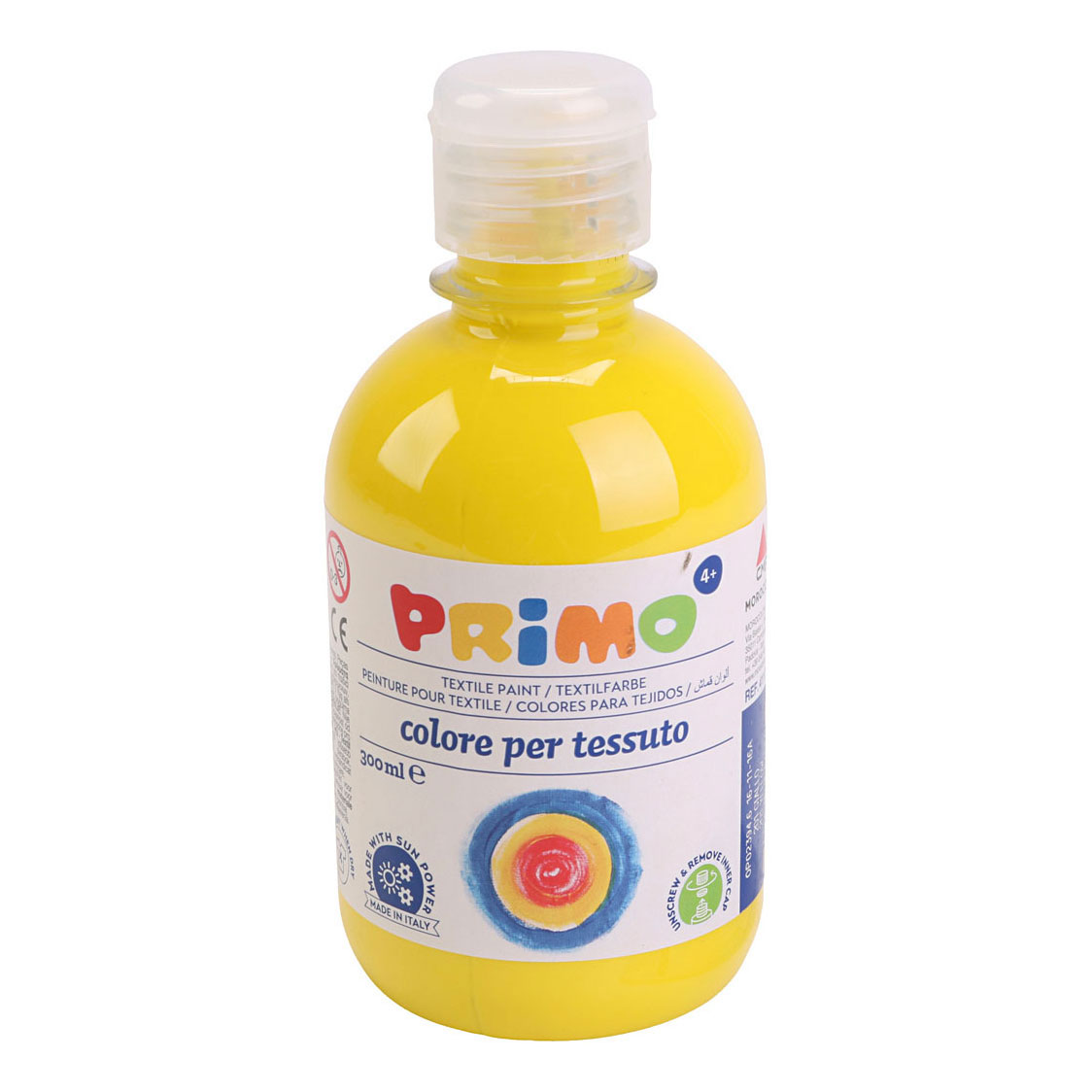 Peinture textile Jaune, 300ml