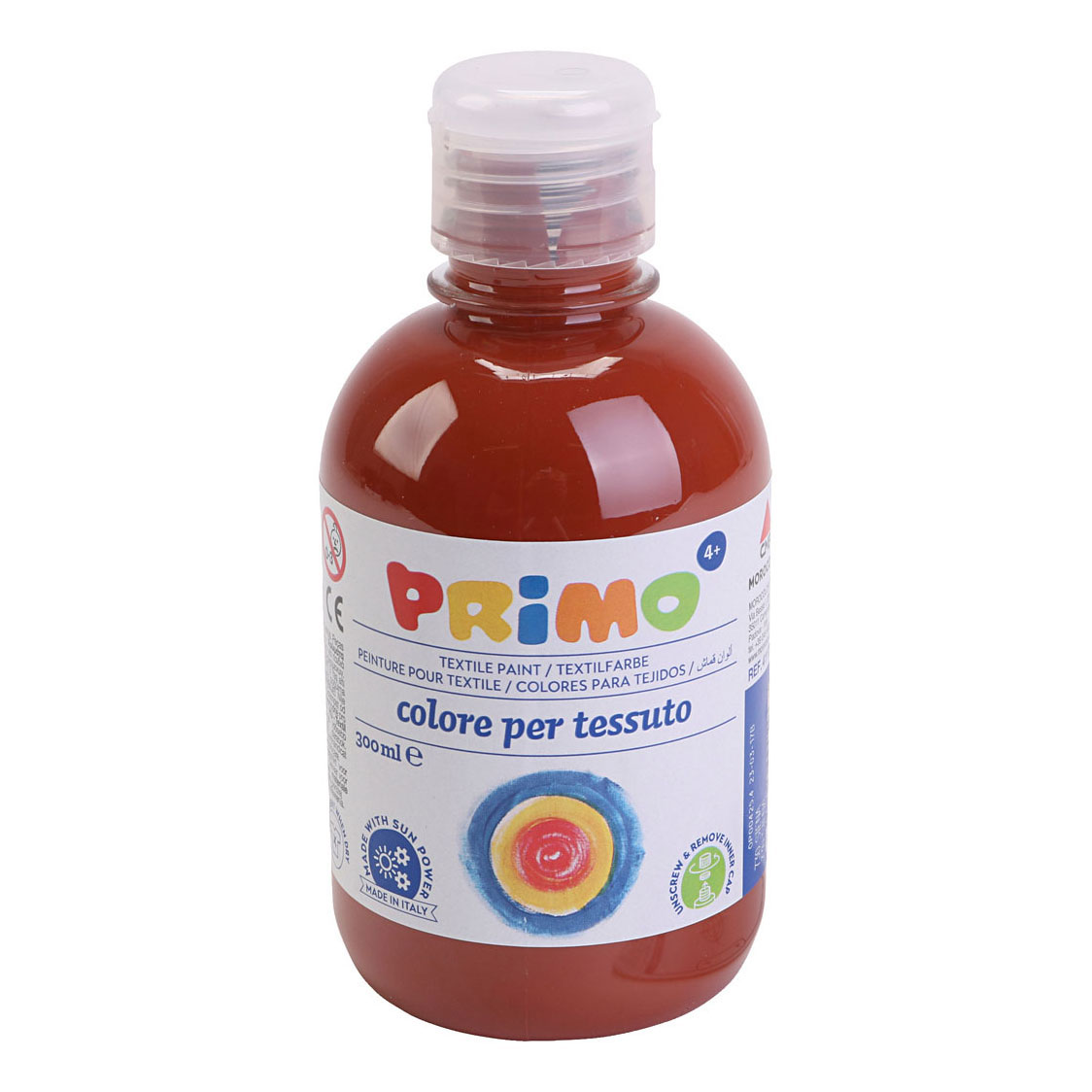 Peinture textile Marron, 300ml