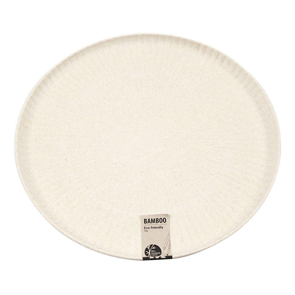 Dienblad Rond Bamboevezels,30cm