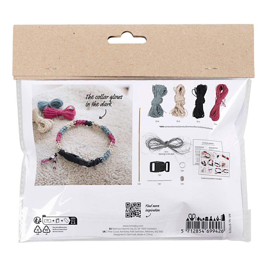 Collier pour chien au crochet Mini Hobbyset