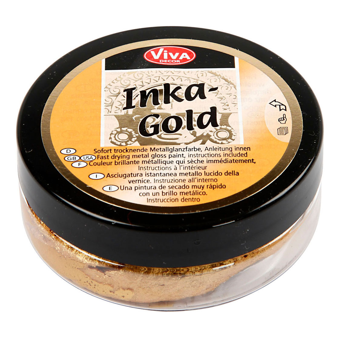 Inka-Gold Glanswax - Goud, 50ml