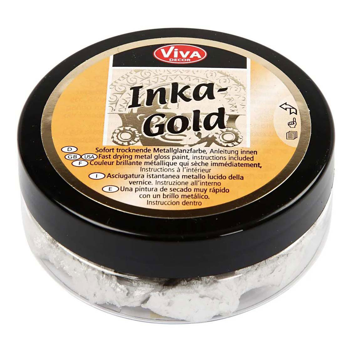 Inka-Gold Glanzwachs - Platin, 50ml