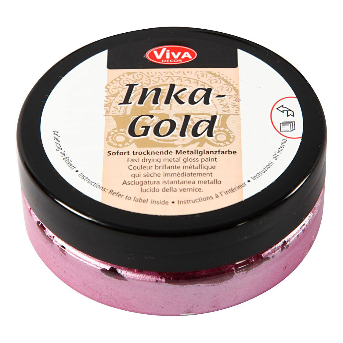 Cire brillante Inka-Gold - Magenta, 50 ml