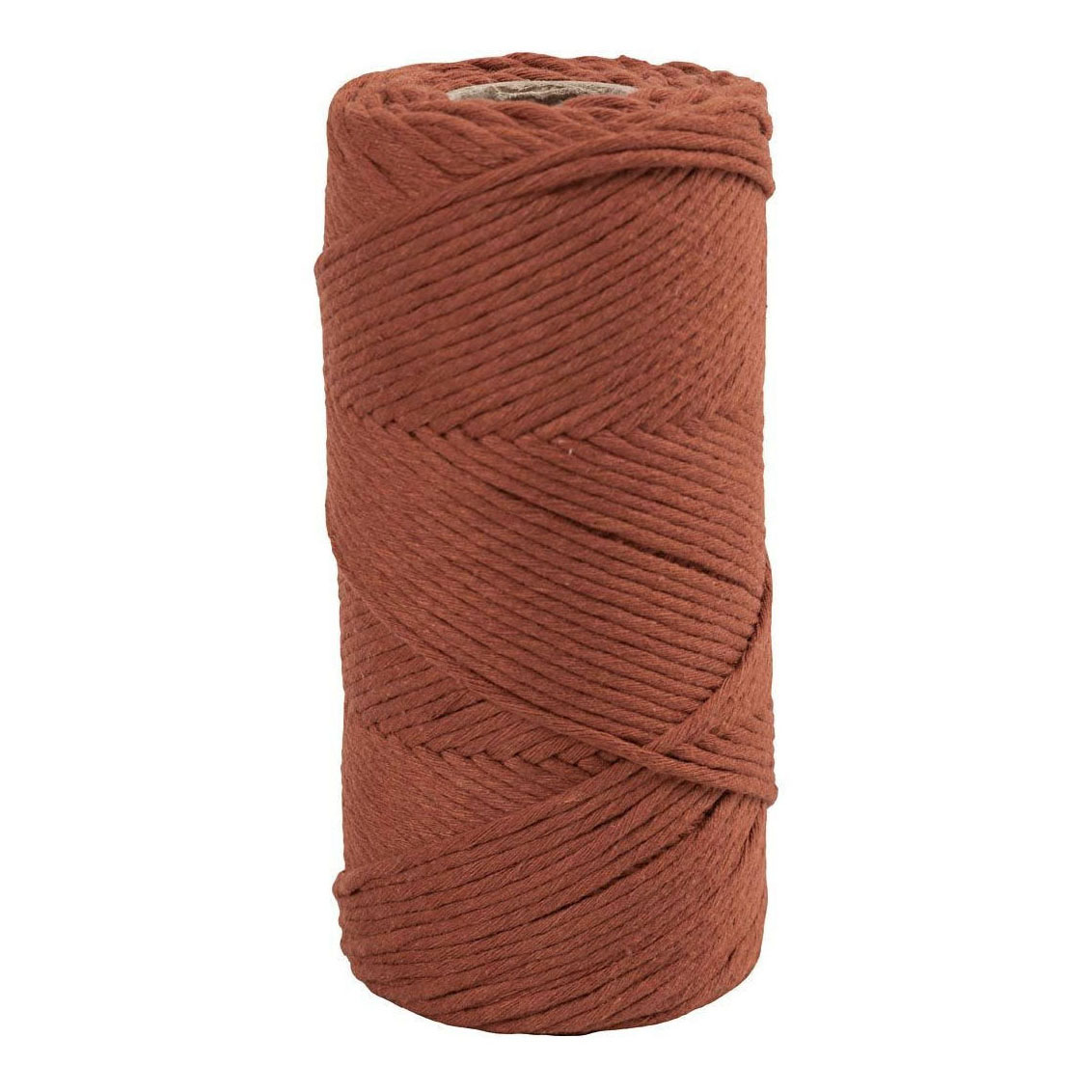 Cordon pour macramé - Orange brûlé, 198m