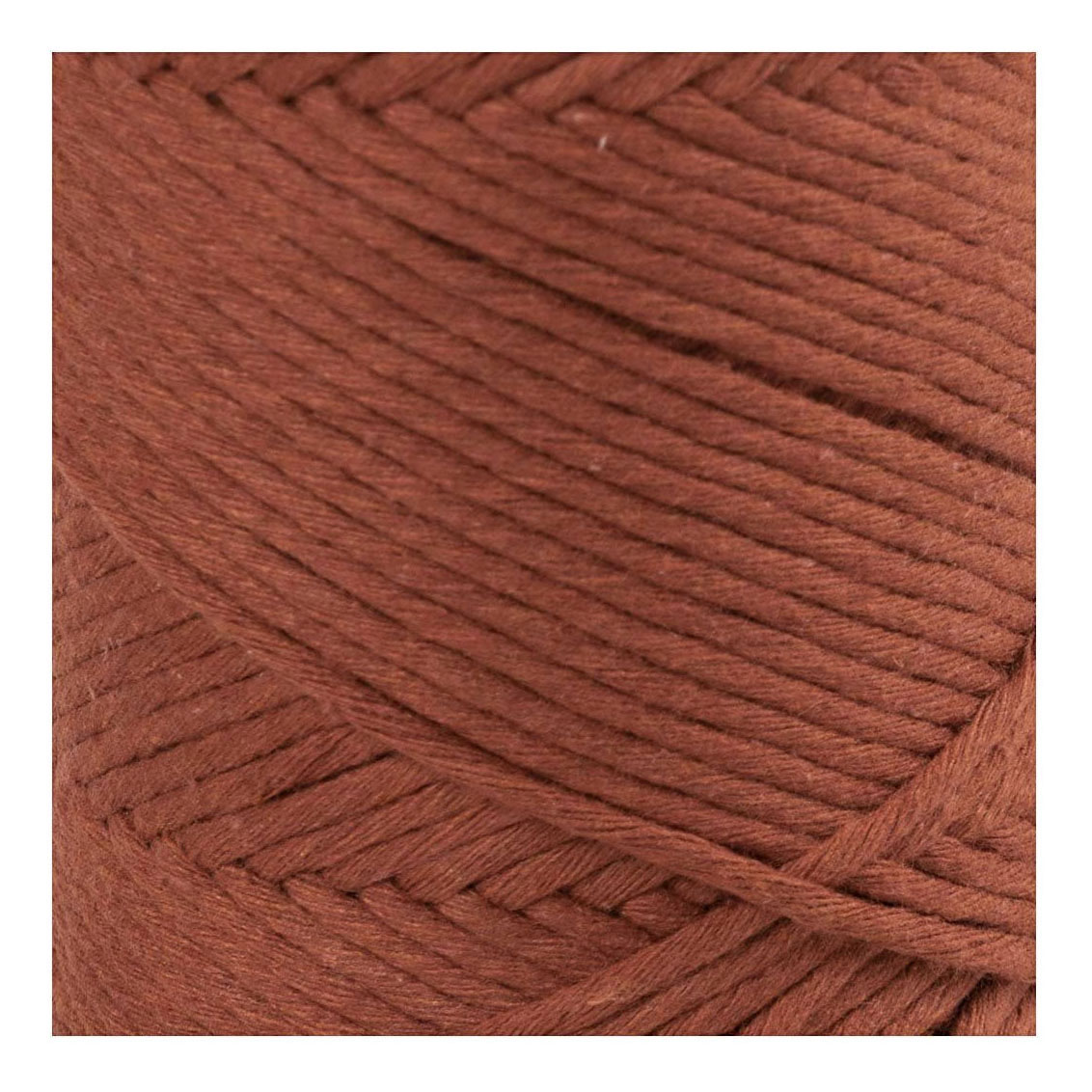 Cordon pour macramé - Orange brûlé, 198m