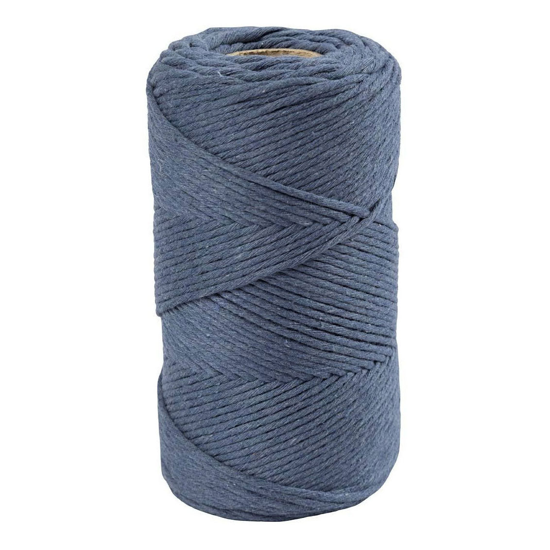 Cordon pour macramé - Bleu, 198m