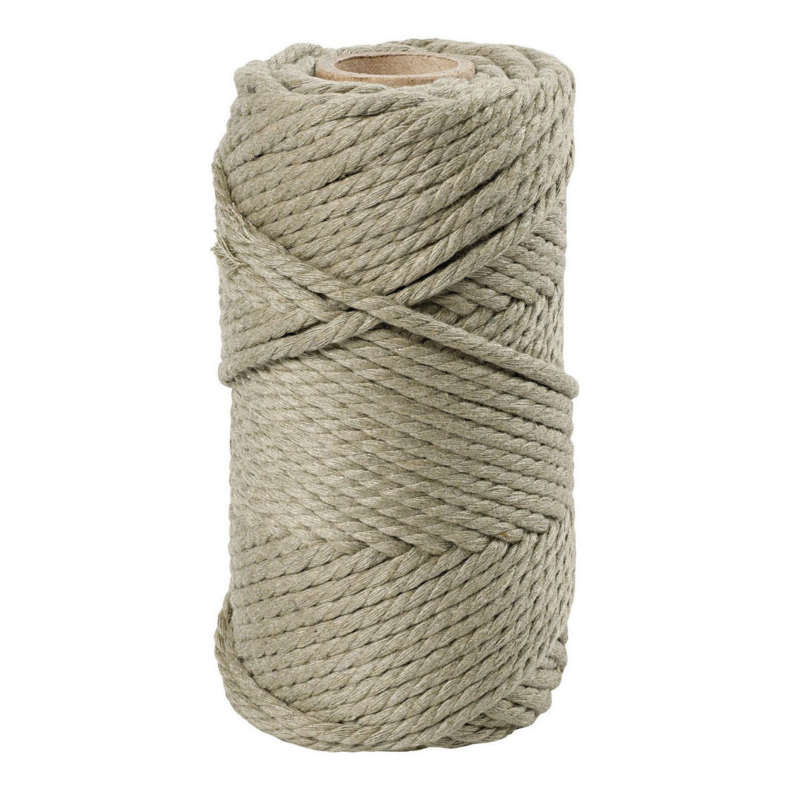 Cordon macramé vert mousse, 55m