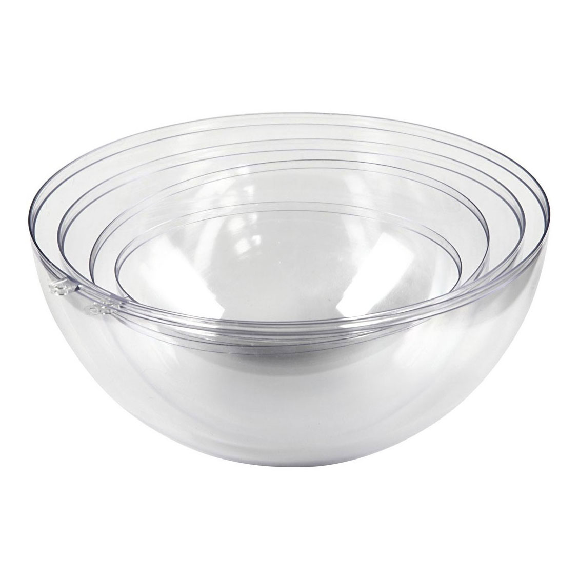 Moules de coulée en plastique transparent, 4 pcs.