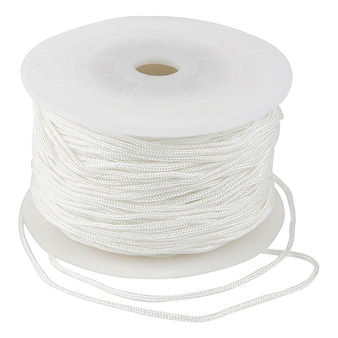 Cordon Polyester Blanc 1 mm, 50m