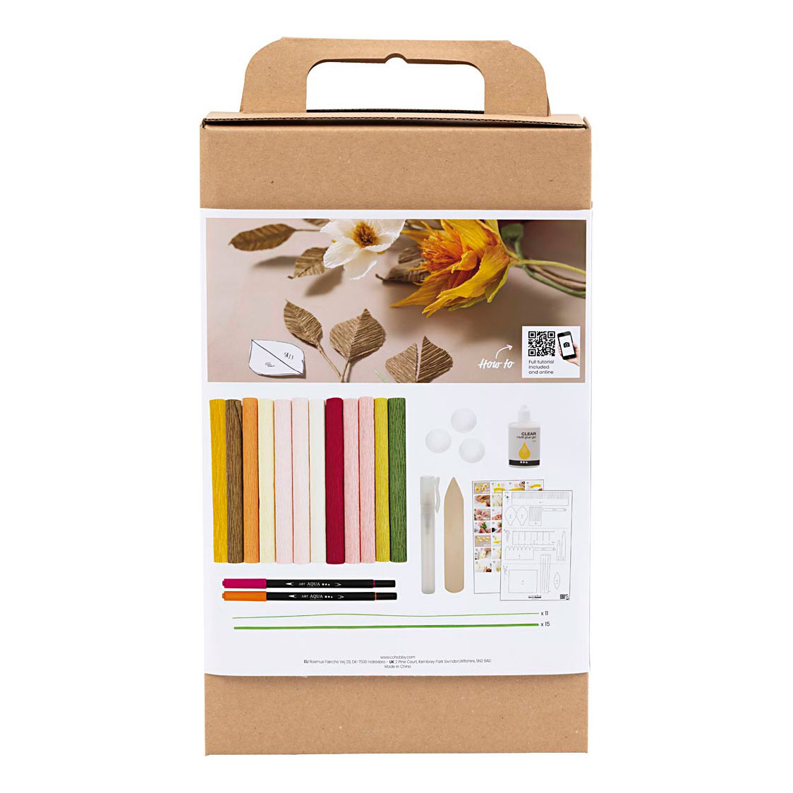 Hobbyset Crepepapier Bloemen Boeket