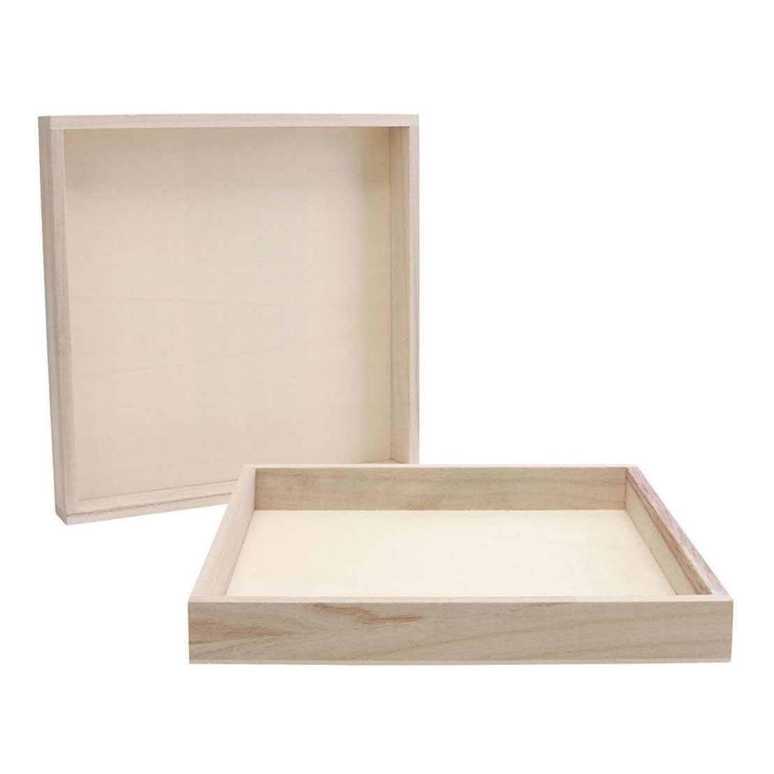 Cadre en bois avec bord 24,5x24,5x3cm, 10 pcs.