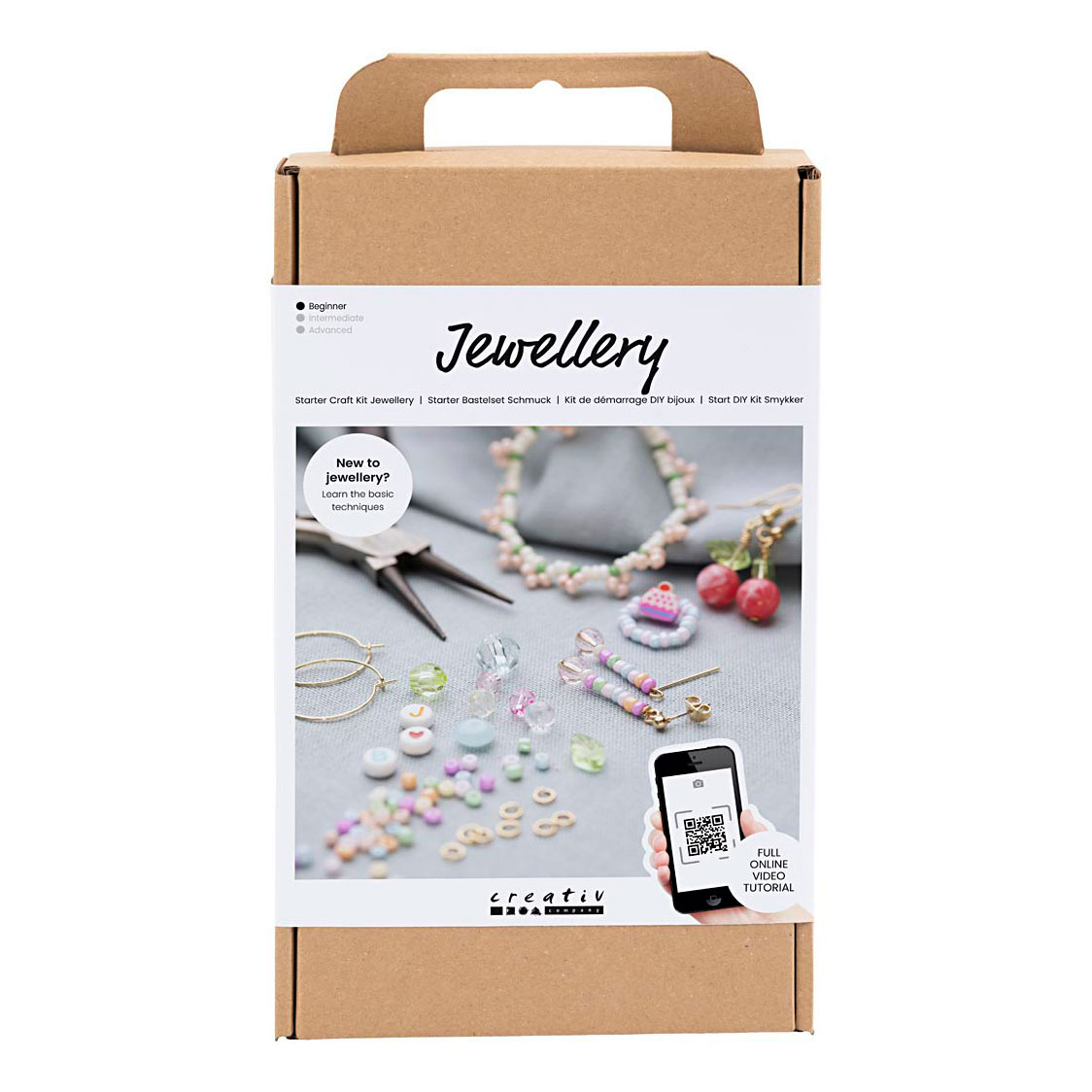 Kit de loisirs pour débutants, fabrication de bijoux avec des perles