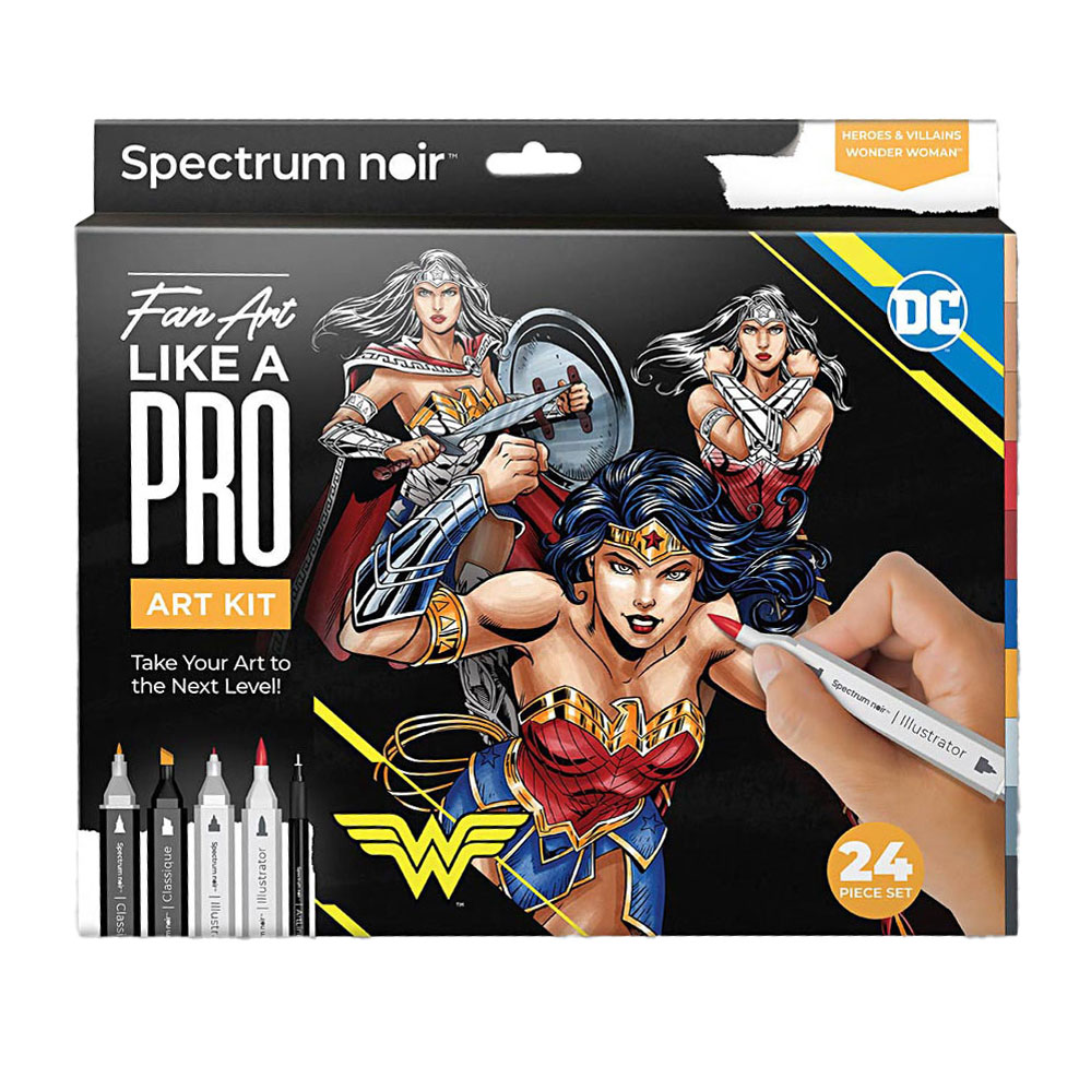 Jeu Hobby Illustration Héros Bande Dessinée Wonder Woman Jeu De Couleurs