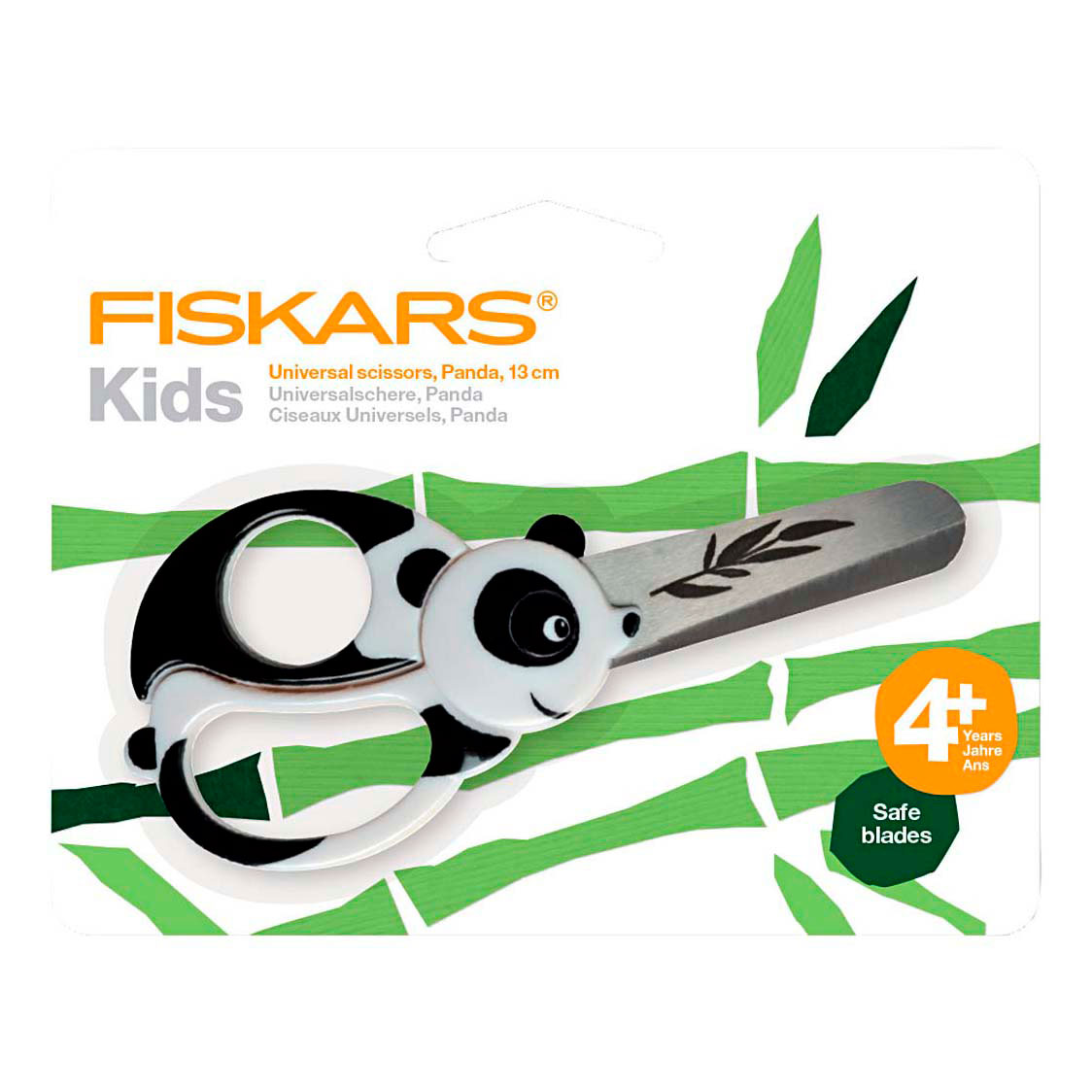 Fiskars Kinderschere mit Panda-Motiv – 13 cm
