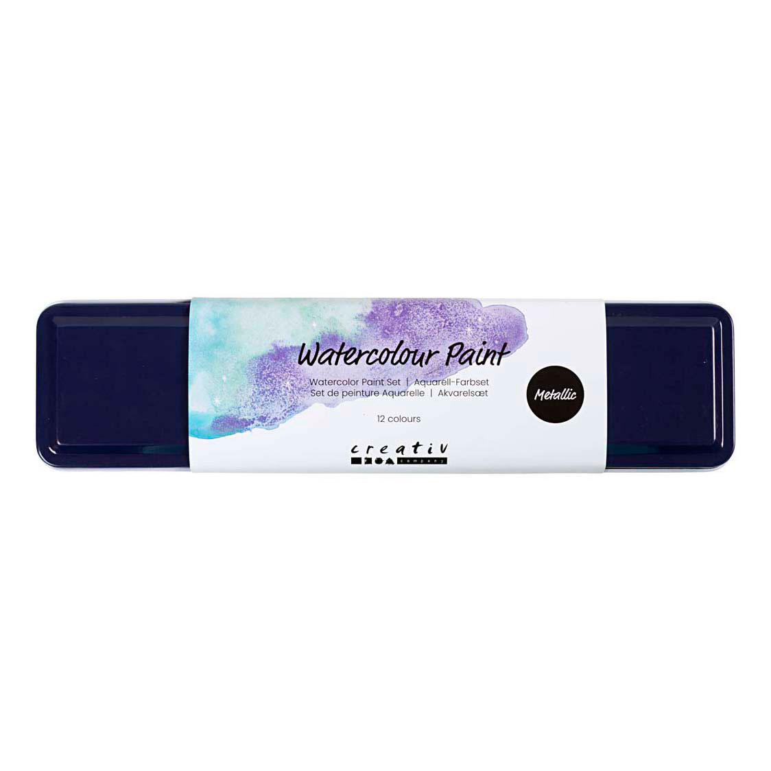 Aquarelset Metallic Kleuren - 12 Kleuren