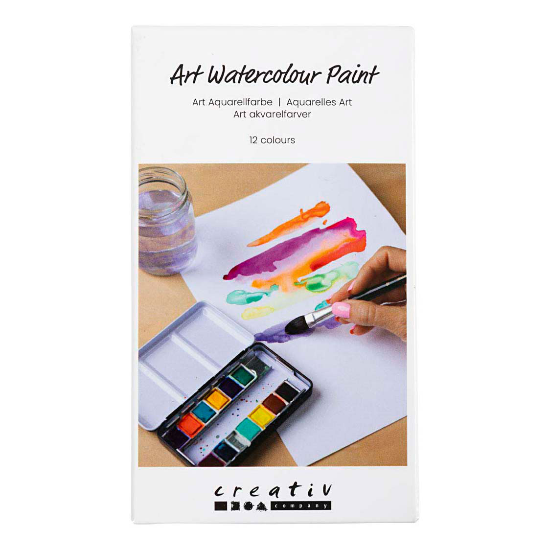 Art Aquarelverf Bloemen en Landschappen - 12 Kleuren