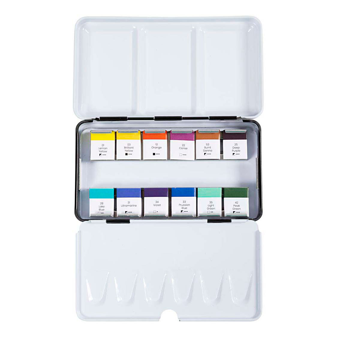 Art Aquarelverf Bloemen en Landschappen - 12 Kleuren