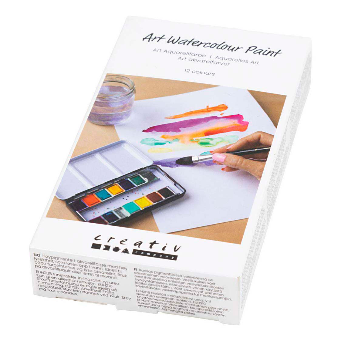 Art Aquarelverf Bloemen en Landschappen - 12 Kleuren