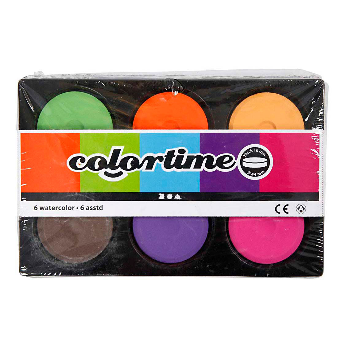 Waterverf Extra Kleuren - 6 Kleuren