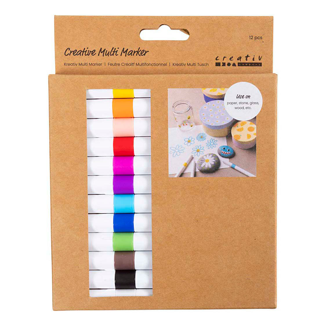 Creatieve Multi Stift 4mm Diverse Kleuren - 12st. Creatieve Multi Stift 4mm Diverse Kleuren - 12st.