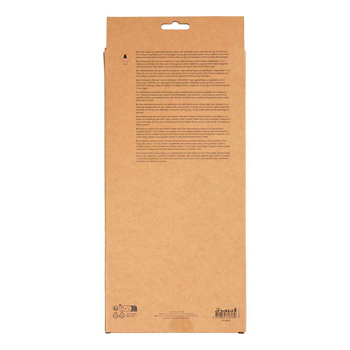 Creatieve Multi Stift 4mm Diverse Kleuren - 24st.