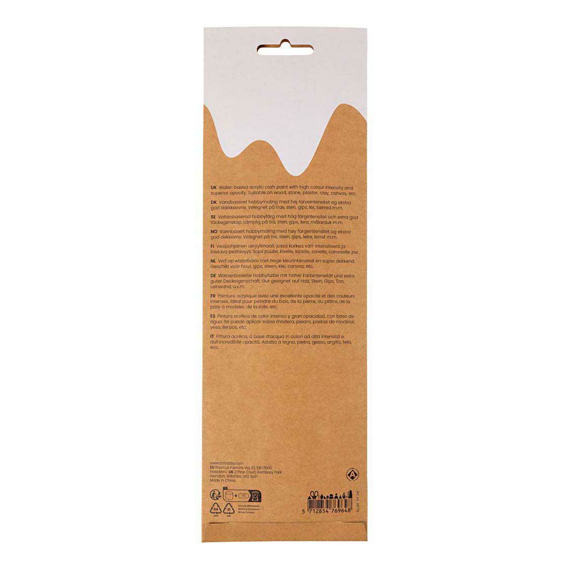 Plus Color Acrylverf Blauw en Groen Harmonie - 6x5ml.