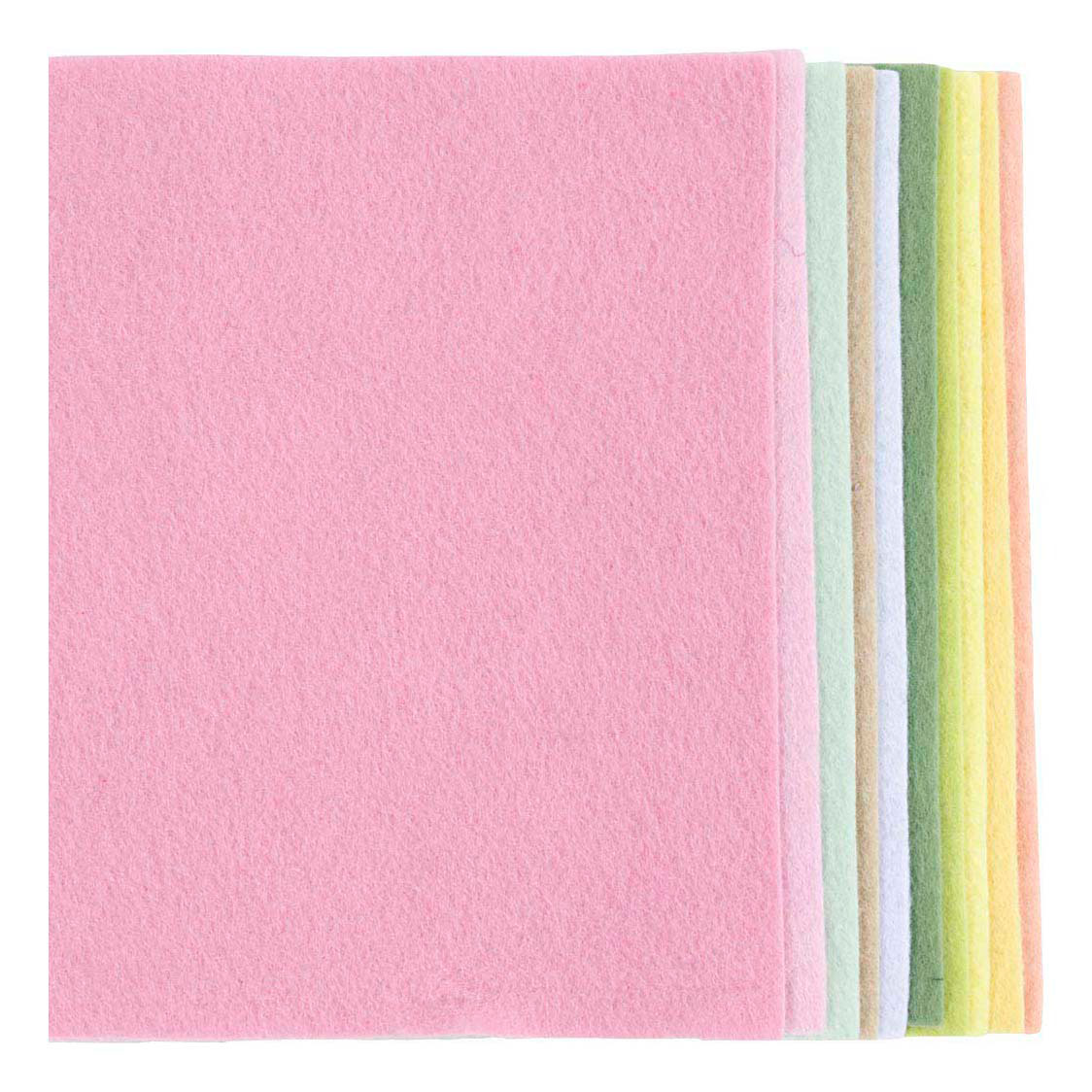 Hobbyvilt A4 Dikte 2mm Pastelkleuren - 10st.