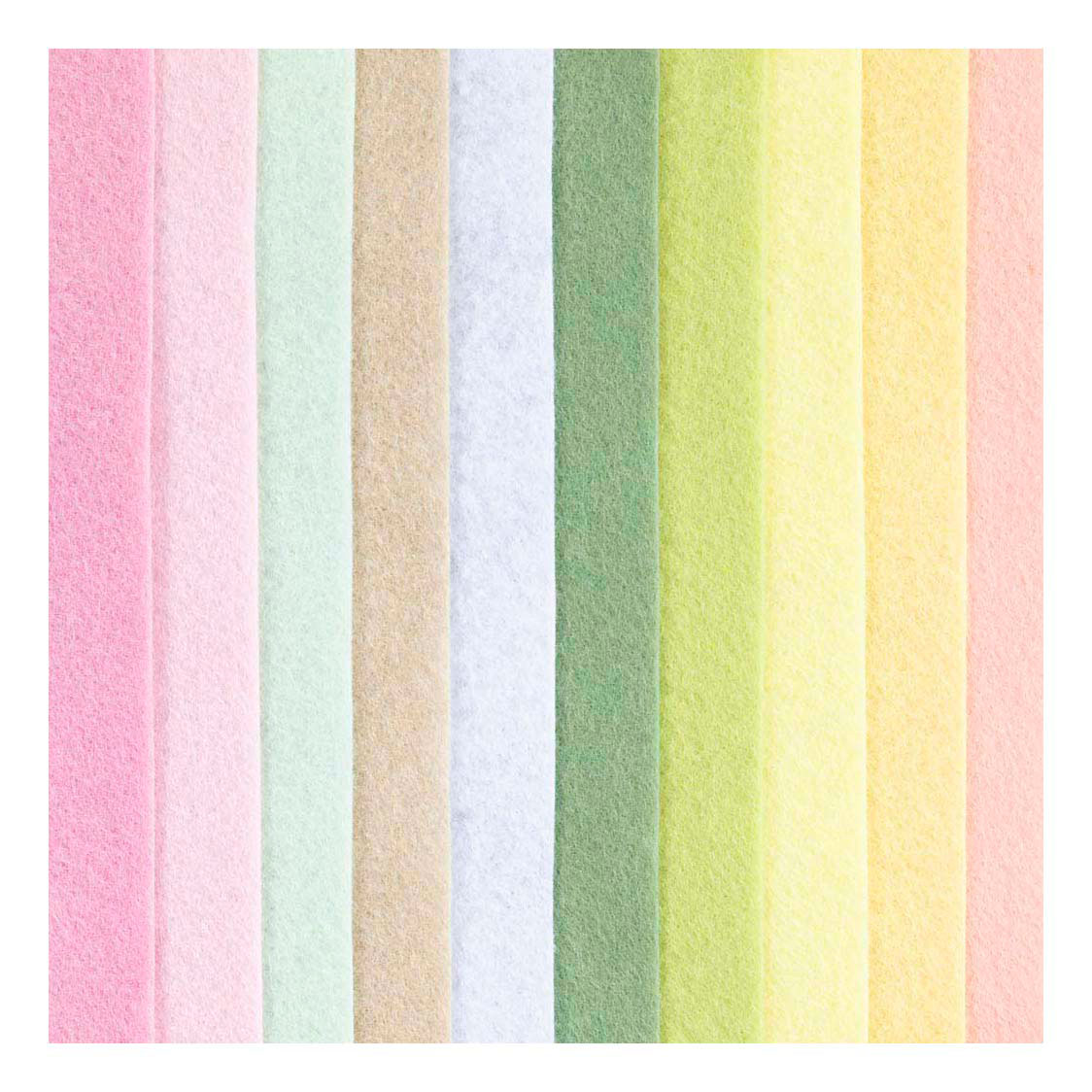Hobbyvilt A4 Dikte 2mm Pastelkleuren - 10st.