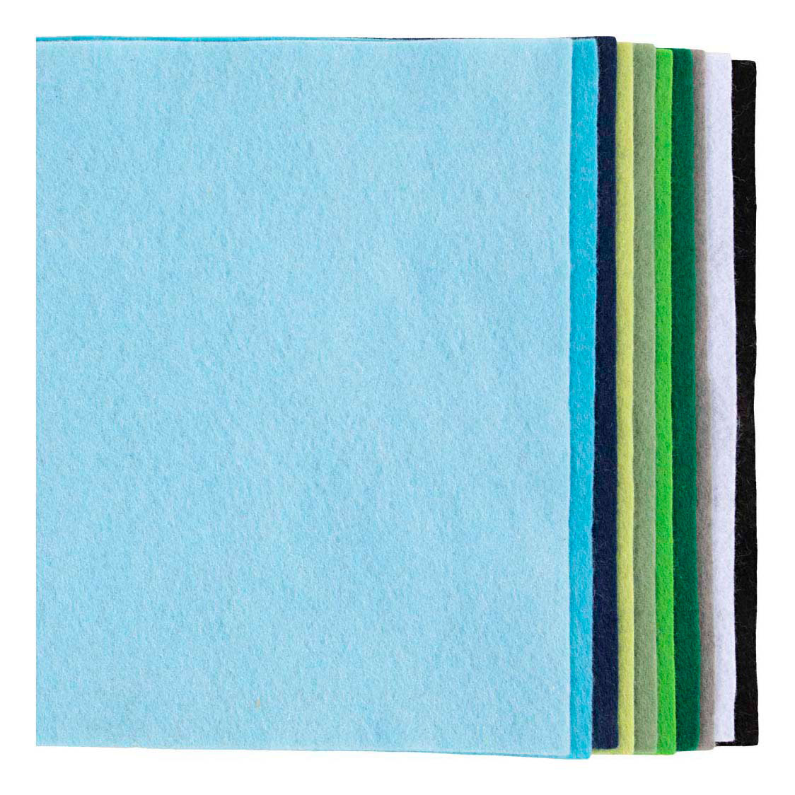 Hobbyvilt A4 Dikte 2mm Blauw en Groen Harmonie - 10st.