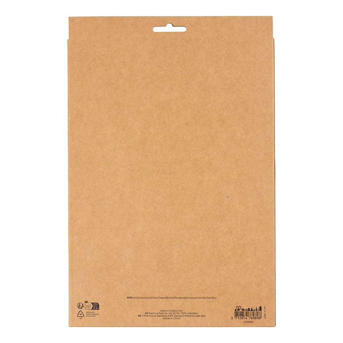 Hobbyvilt A4 Dikte 2mm Blauw en Groen Harmonie - 10st.