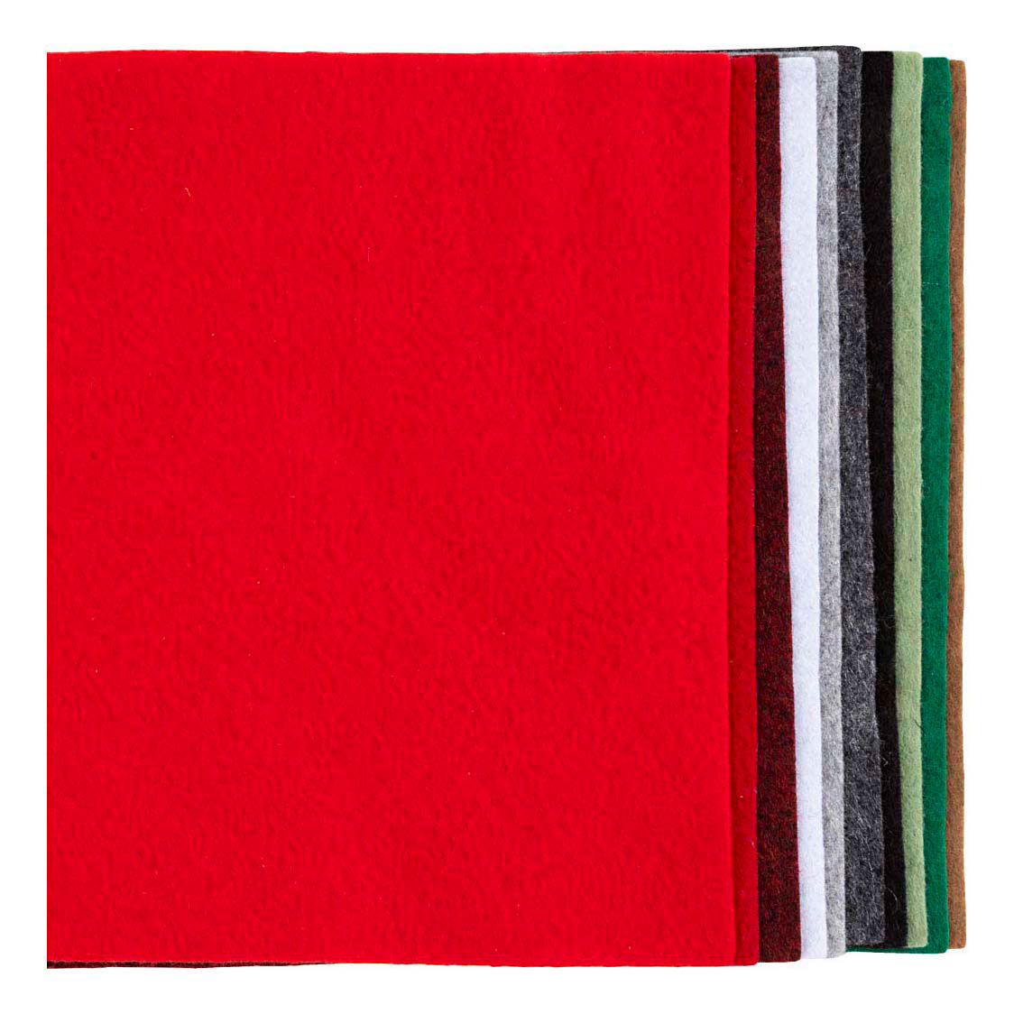 Hobbyvilt A4 Dikte 2mm Kerst Kleuren - 10st.