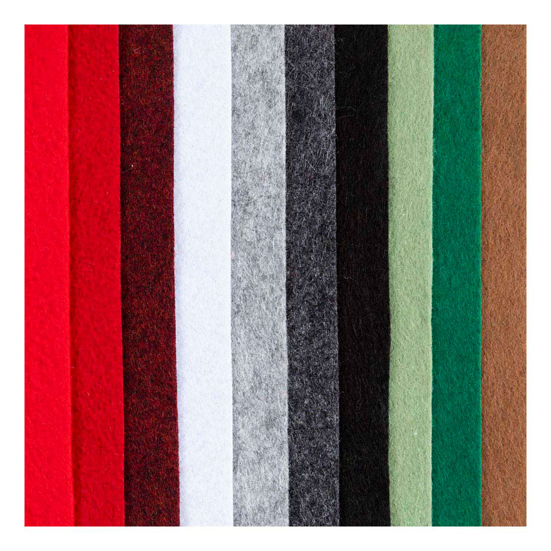 Hobbyvilt A4 Dikte 2mm Kerst Kleuren - 10st.