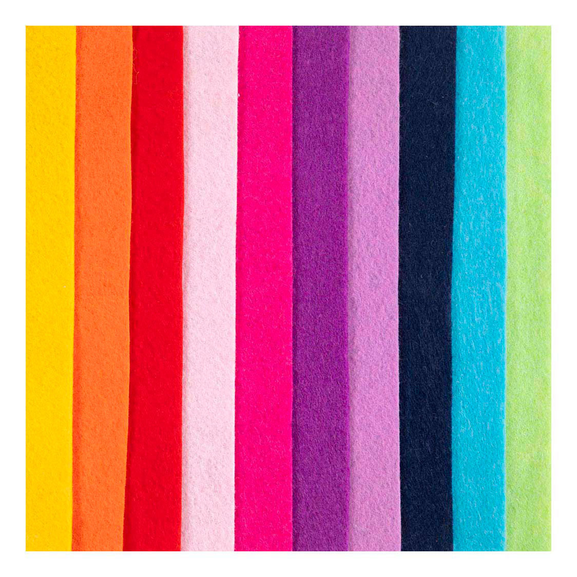 Feutrine pour loisirs créatifs A4, épaisseur 2 mm, colorée - 10 pièces. Feutrine pour loisirs créatifs A4, épaisseur 2 mm, colorée - 10 pièces.