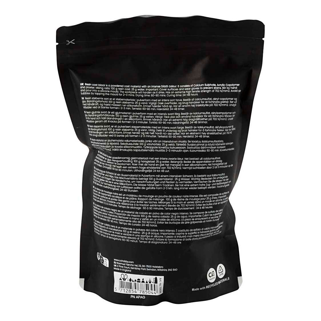 Giethars Zwart - 800gr.