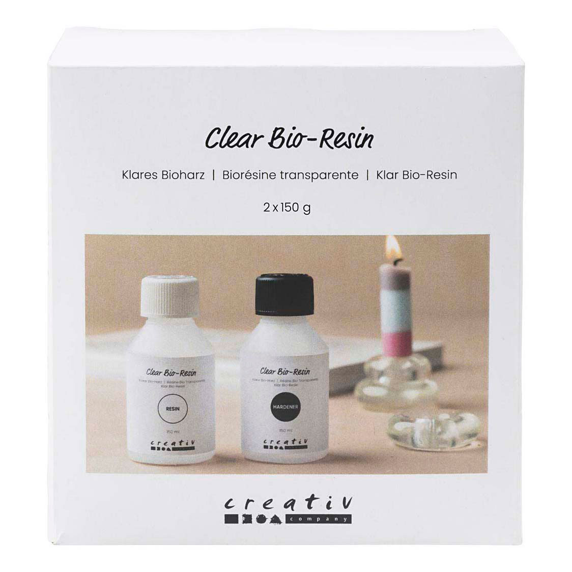 Transparante Bio-Hars - 2x150ml.