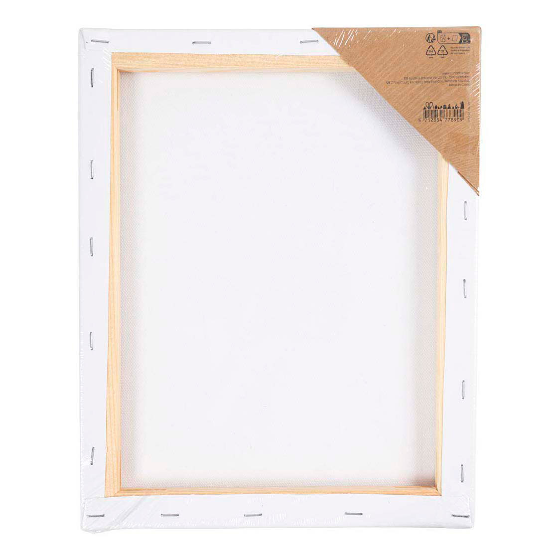 Toile à peindre avec impression de grandes fleurs - 24 x 30 cm Toile à peindre avec impression de grandes fleurs - 24 x 30 cm